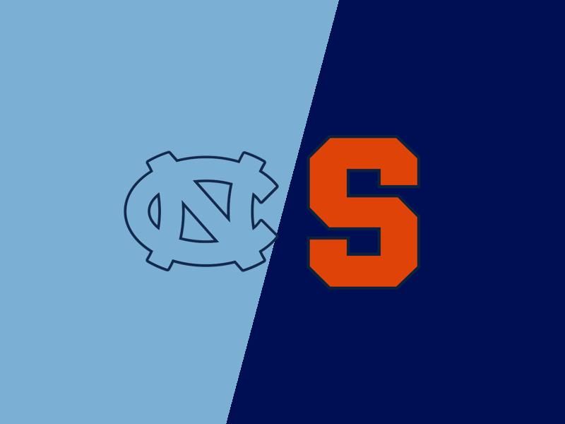 North Carolina Tar Heels VS Syracuse Orange