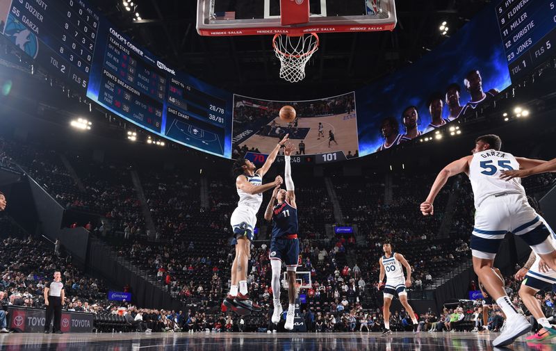 INGLEWOOD, CA - DECEMBER 4: Jordan Miller #11 of the LA Clippers shoots the ball during the game against the Minnesota Timberwolves during a regular season game on December 4, 2024 at Intuit Dome in Los Angeles, California. NOTE TO USER: User expressly acknowledges and agrees that, by downloading and/or using this Photograph, user is consenting to the terms and conditions of the Getty Images License Agreement. Mandatory Copyright Notice: Copyright 2024 NBAE (Photo by Juan Ocampo/NBAE via Getty Images)