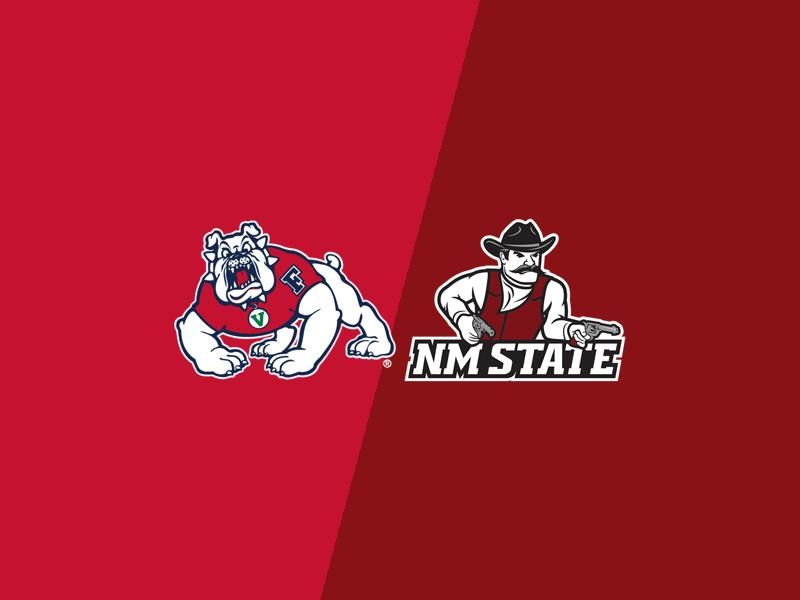 Clash at Aggie Memorial Stadium: New Mexico State Aggies vs Fresno State Bulldogs in College Foo...