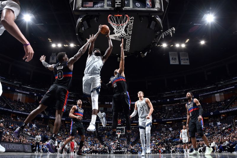 ORLANDO, FL - NOVEMBER 23: Jonathan Isaac #1 of the Orlando Magic drives to the basket during the game against the Detroit Pistons on November 23, 2024 at Kia Center in Orlando, Florida. NOTE TO USER: User expressly acknowledges and agrees that, by downloading and or using this photograph, User is consenting to the terms and conditions of the Getty Images License Agreement. Mandatory Copyright Notice: Copyright 2024 NBAE (Photo by Fernando Medina/NBAE via Getty Images)