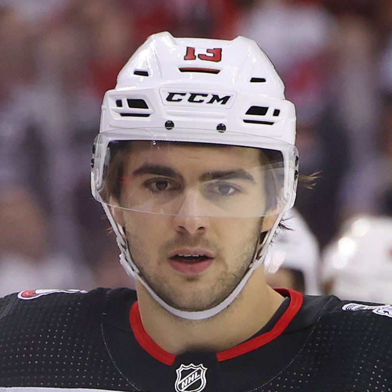 NHL New Jersey Devils center Nico Hischier